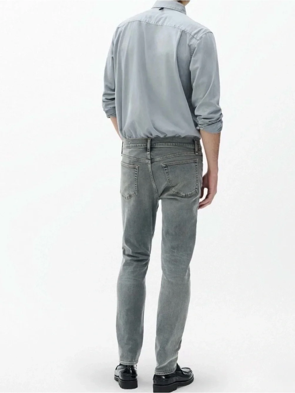 rag & bone Fit 2 Slim Men's Jeans Size 33 Minna Dark Indigo Overdye Stretch
